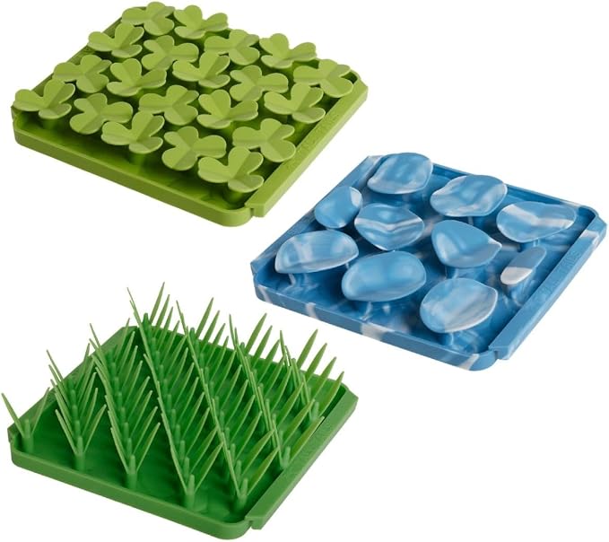Tall Tails Foraging Mat 3-Pack for Dogs and Cats – Slow Pet Feeder Puzzle Mat for Easy & Engaging Feeding