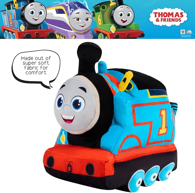 Thomas & Friends Engine Train Kids Bedding Super Soft Plush Cuddle Pillow Buddy, (Officially Licensed Product) By Franco