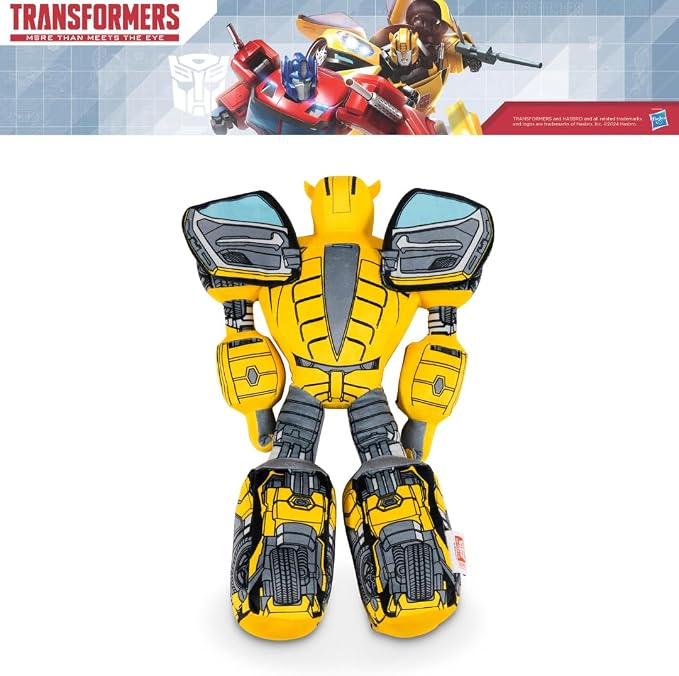 Transformer Bumblebee Kids Bedding Super Soft Cozy Cuddle Pillow, (Officially Licensed Product) by Franco