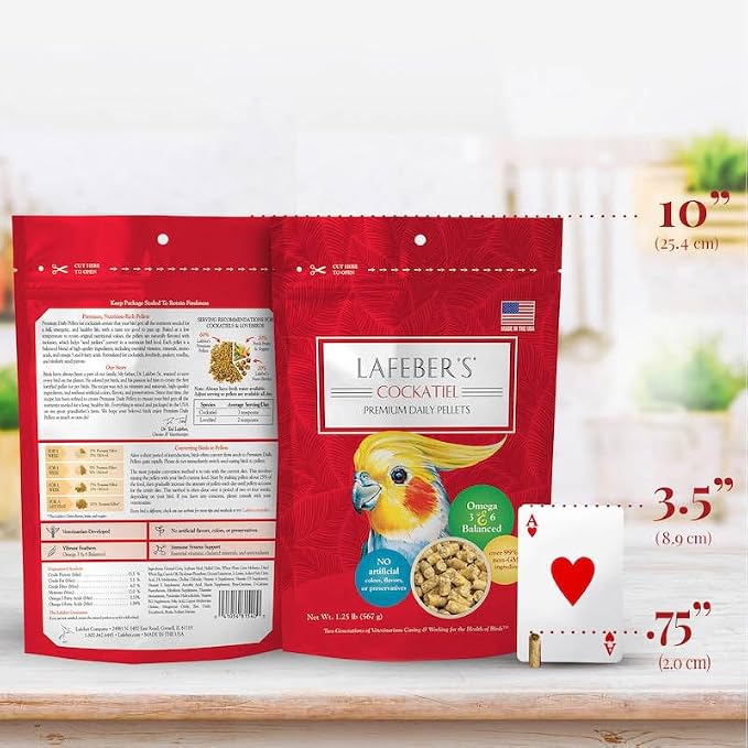 LAFEBER'S Cockatiel Pellets (1.25 lb, Premium Daily Pellets)