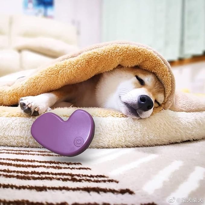 2PCS Heartbeat Box Puppy Toy Heartbeat Simulator Soother Heartbeat for Pet Anxiety Relief Sleep Aid Calming Toys Cat Kitten Dog, Add to pet Toy Blankets Pillows Beds