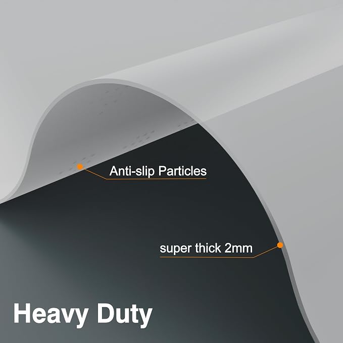 AECHY Silicone Mats for Kitchen Counter 47"x23.6"x0.08”, Largest Heat Resistant Mat Shipped Rolled Up Kitchen Island Silicone Countertop Protector Mat Nonslip Extra Large Counter Mat, Translucent