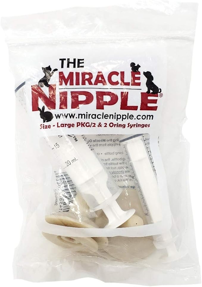 Miracle Nipple for Pets, Large - 2 pack