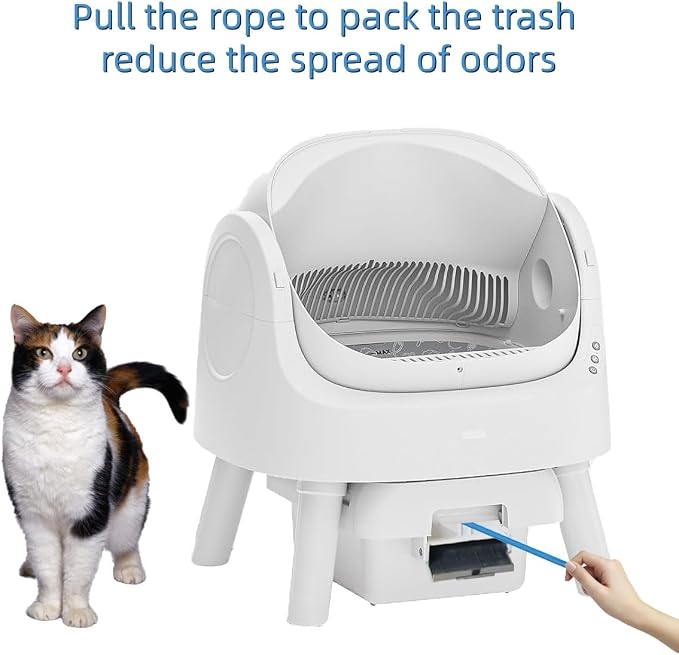 Pet pivot Litter Box Bags for Autoscooper 11 Automatic itter box, Tear-Resistant Leak-Proof Bags with Drawstring Closure (Heavy-Duty, Bulk Pack— 160 Count)