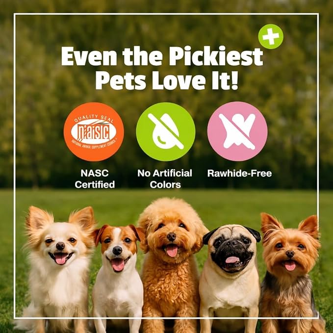 Pet Naturals Daily Probiotic Soft Chews for Dogs, Digestive and Immune Support Supplement, 1 Billion CFU Per Chew, Duck, 60 Count