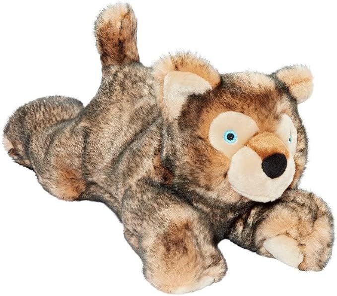 Fluff & Tuff Lobo Wolf Pup Plush Dog Toy,All Breed Sizes