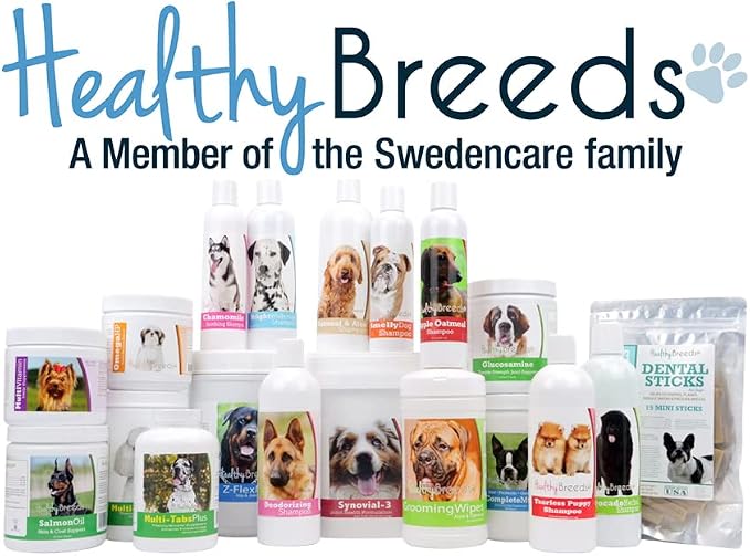 Healthy Breeds Black and Tan Coonhound Omega HP Fatty Acid Skin and Coat Support Soft Chews 90 Count