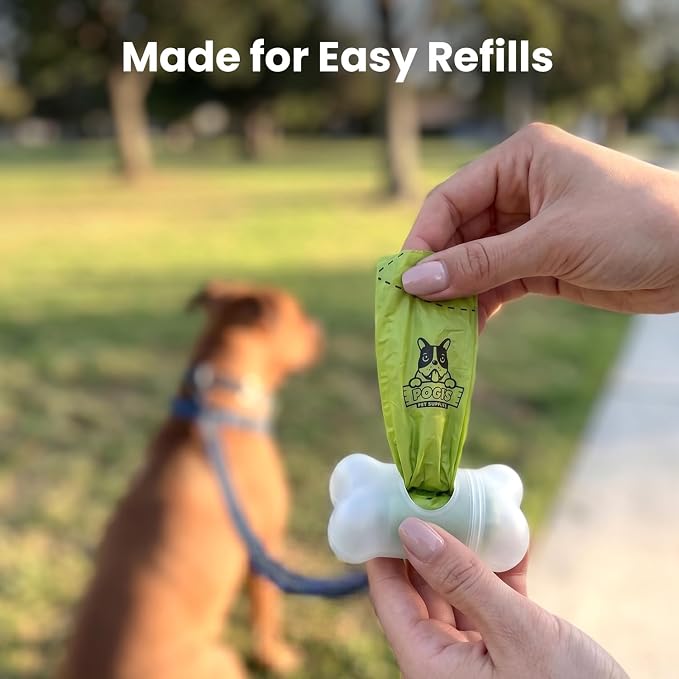Pogi’s Dog Poop Bags – Leak-Proof & Extra Thick Pet Waste Bags (Fresh Scent, 30 Rolls, 450-Count)