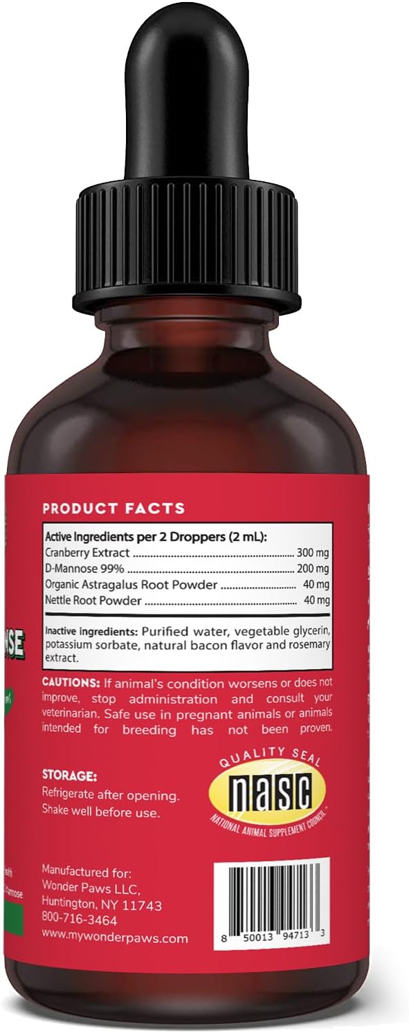 WONDER PAWS Kidney Cleanse Drops Plus Liquid Glucosamine Superhero Drops - for Dog's Kidney Health, Mobility, Joint Care & Immune Support – Kidney Cleanse 2 Ounces - Liquid Glucosamine 16 Ounces