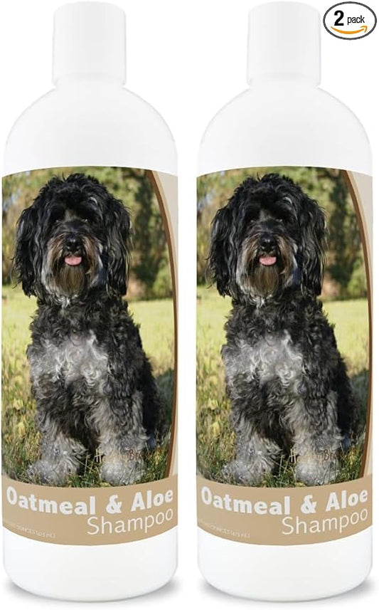 Healthy Breeds Maltipoo Oatmeal Shampoo with Aloe 16 oz (Pack of 2)