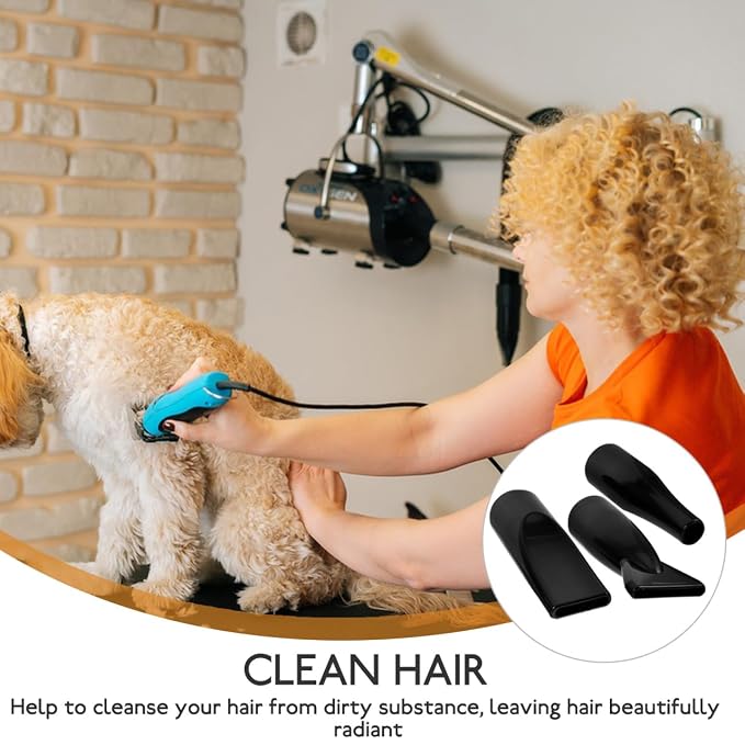MERRYHAPY 3PCS Universal Pet Grooming Hair Dryer Nozzle Abs Blower Attachment for Efficient Pet Drying with Quiet Design 3 Types