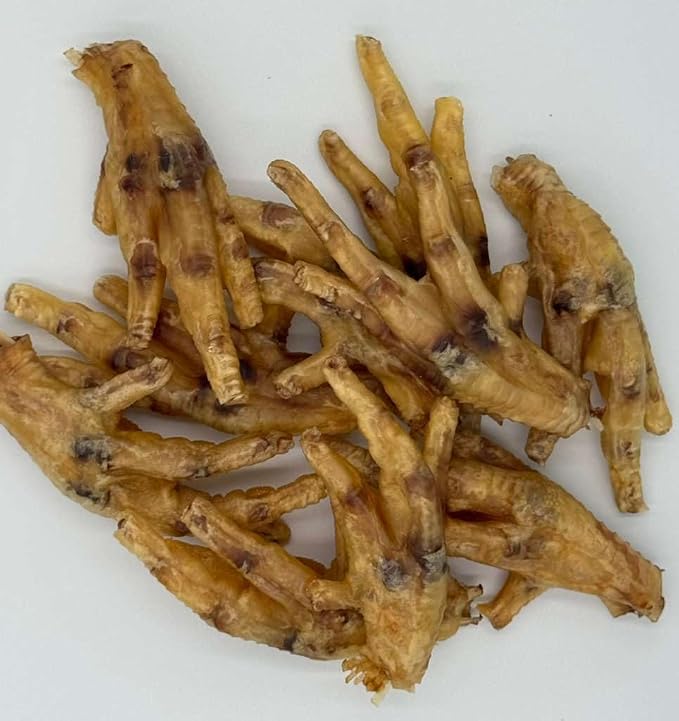 Bark & Bone Snacks Nail Free Premium Natural Chicken Feet for Dog's Treat | Single Ingredient, High Protein, 30 Count, 20 oz