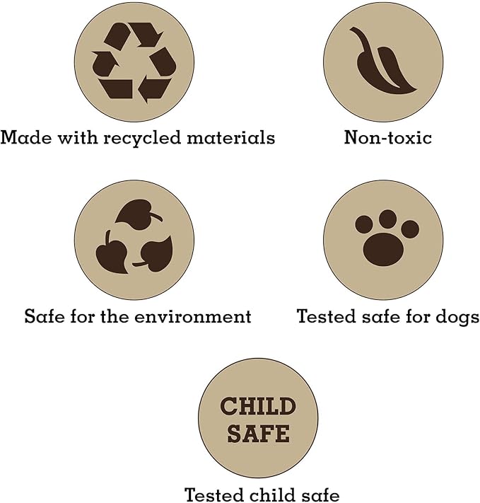 Durable Tough Cotton Canvas Squeaky Dog Toys, Eco-Friendly Interactive 3-Pack Chew Toy Set for Small, Medium & Large Dogs, Harry the Hound, T-Bone & Donut Disk