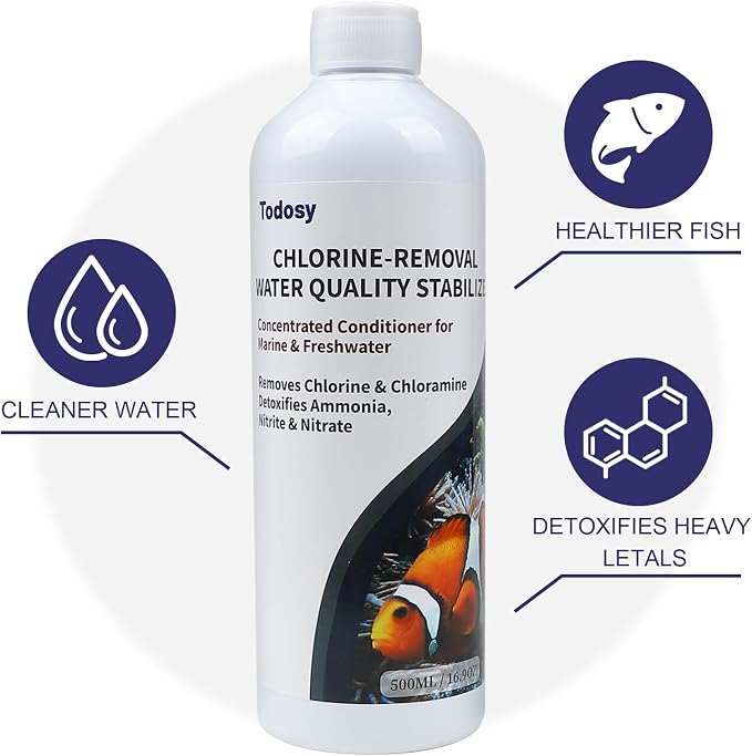 Aquarium Water Regulator and dechlorinator - 67.64 Ounce for Freshwater and Marine Aquariums (2000ML / 67.64OZ)