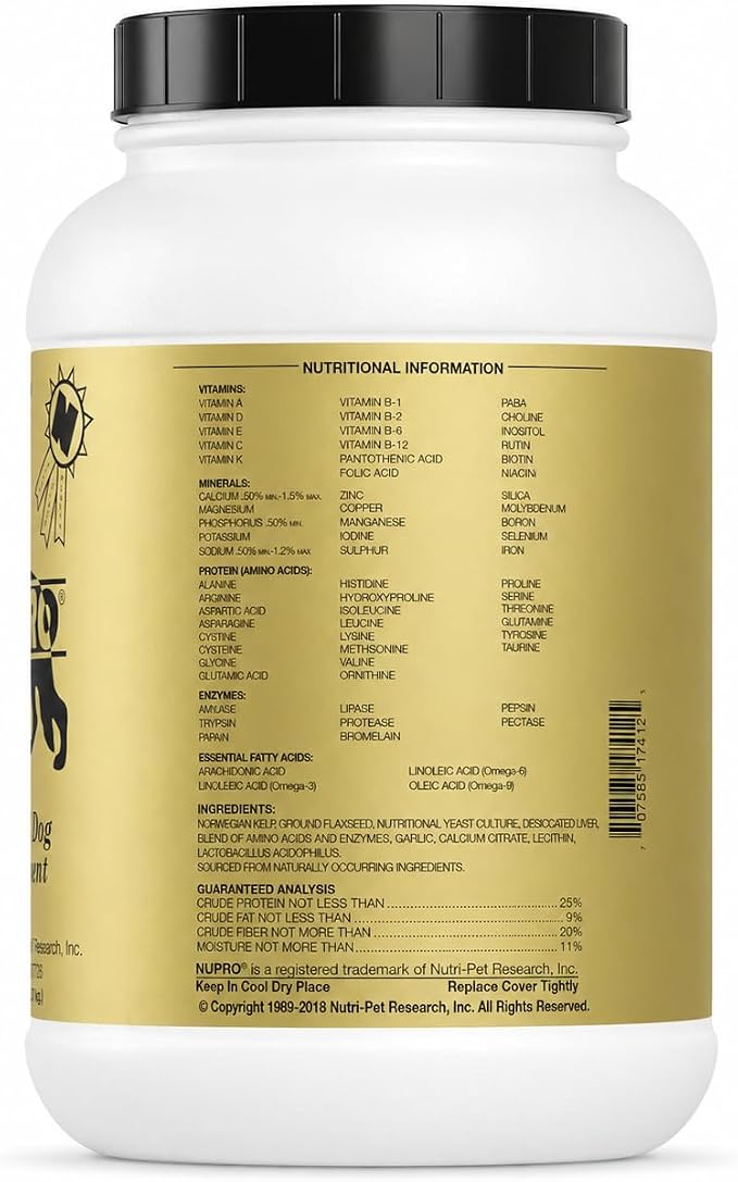 Nupro Natural Dog Supplement | Daily wellness support