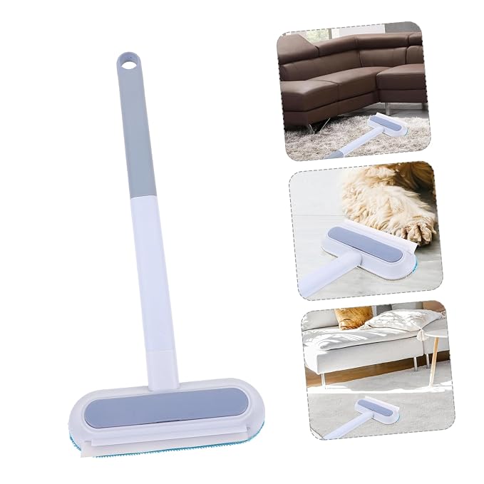 Happyyami 5pcs Efficient Pet Hair Remover Brush Reusable for Dogs Cats Carpets and Upholstery Quick Lint Removal Tool for Home