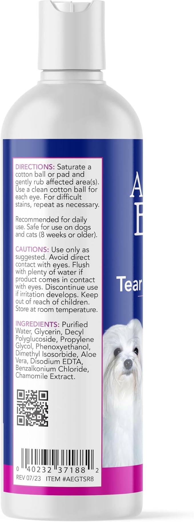 Angels' Eyes Tear Stain Solution 8oz Dog
