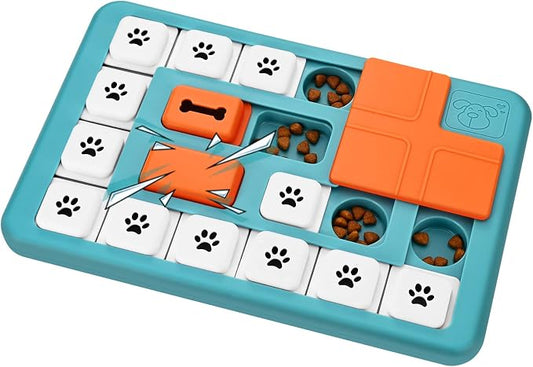 FOXMM Dog Puzzle Toys - Interactive IQ Training & Mental Stimulating Toys for Large, Medium & Small Dogs