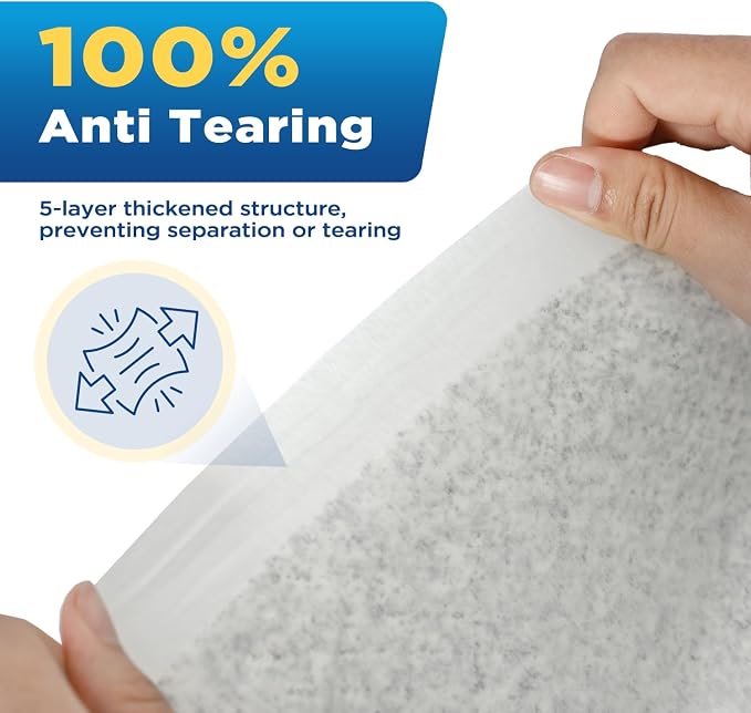 ABCPET Puppy Pads Puppy Pee Pads 100 Count Dog Pads with 5-Layer Leak-Proof Design, Small Disposable Dog Training Pad 22"x22" with Super Absorbent & Cat Litter for Dogs, Cats