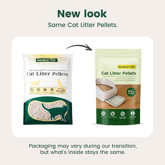 Gardner Pet Non-Clumping Zeolite Cat Litter Pellets (14Lbs Bundle), High-Absorbent Mineral Refill for Double-Layer Sifting Litter Boxes, 99.9% Dust-Free & Superior Odor Control, Unscented (3.5Lbs x 4)