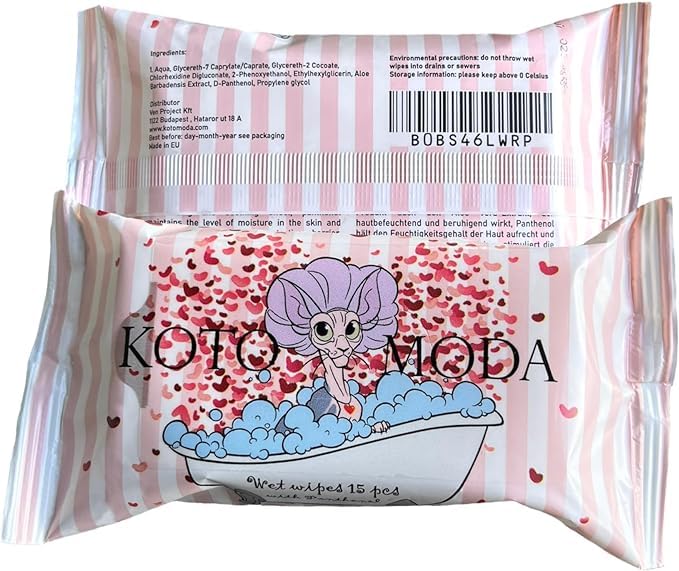 Wet Wipes with Panthenol for Sphynx & Shorthair Cats — 24Pack/360Count Pack, Hypoallergenic Dander & Odor Grooming Wipes