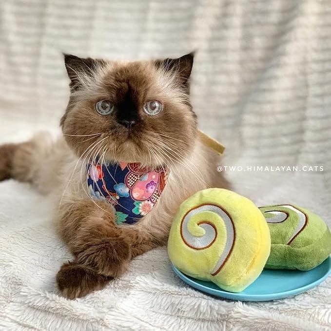 munchiecat Roll CakeCatnip Toys (2-pc) - Sweet, Feline Enrichment Toys for Cats, Kittens, Durable Design for Play, USA Made