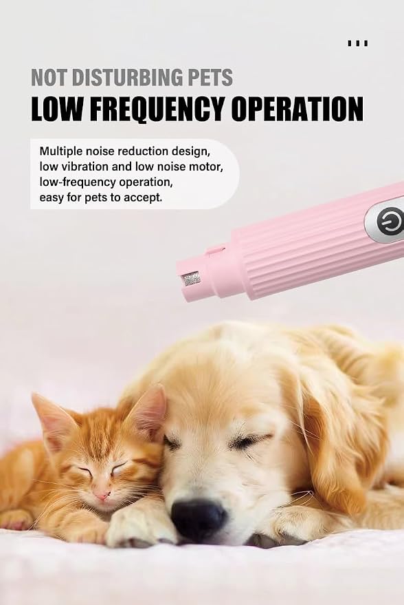 2-in-1 Pet Nail Grinder & Paw Hair Trimmer Kit - LED Light, Quiet Motor & Type-C Charging No reviews yet