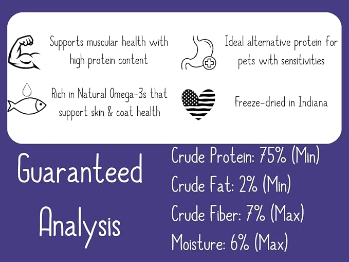 Shepherd Boy Farms Freeze Dried Dog and Cat Treats, Lobster & Coconut, All Natural Freeze-Dried Dog Treat & Snacks, Made in USA, Two Ingredients, High in Protein, 5oz