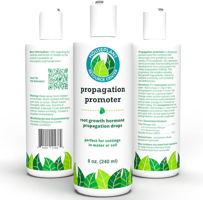 Houseplant Prop Drops – Rooting Hormone for Cuttings & Propagation Promoter | Root Growth Hormone & Root Stimulator | Supports Faster Root Development in Water & Soil Propagation | 8 oz