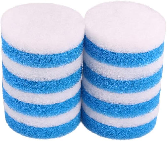 Compatible Poly Fine and Coarse Foam Filter for Eheim Classic 250 2213 (8 x Poly Fine, 8 x Blue Coarse)