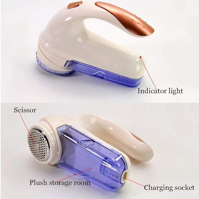 Clothes Lint Remover, Portable Electric Sweater Shaver, Quick Safe for Fuzz Fluff Bobbles Carpets