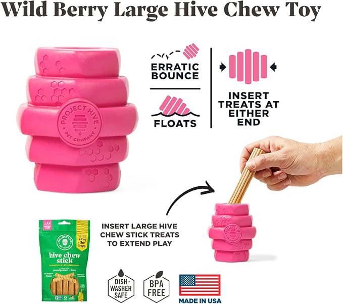 HIVE Parent (Wild Berry, Hive Chew Toy for Large Dogs)