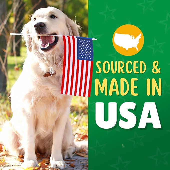 Chicken Jerky Straws Dog Treats – Chicken Sticks for Dogs Made and Sourced in The USA – Natural Single Ingredient Dehydrated Crunchy Treats for All Breeds – 7oz Bag