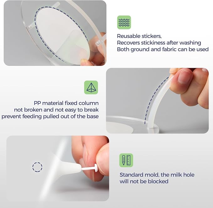 400ml Silicone Multi-Pet Milk Feeder, with 5 Nipples(White) | Feeds 5 pets at once! Silicone, Stable base, Smooth milk flow. Leak-proof needles seal unused nipples. Includes syringe.
