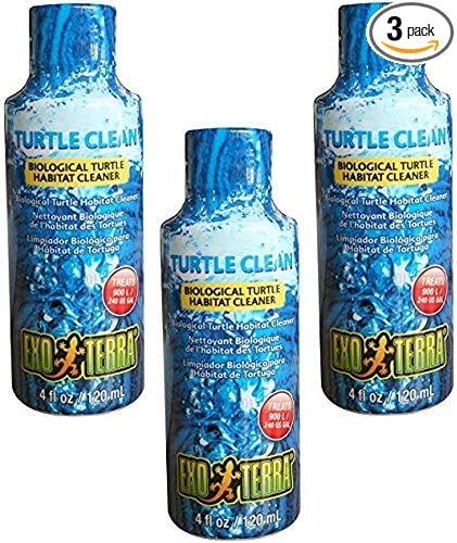 Exo Terra PT1999 Turtle Clean Water Conditioners, 8.4oz Each (3 Pack)