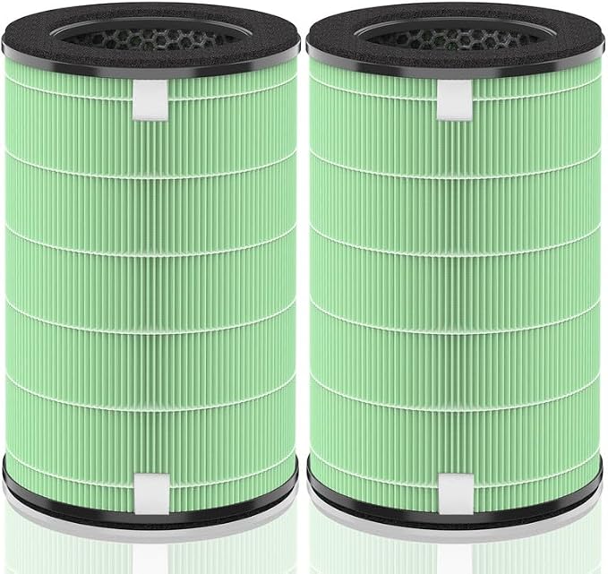 AP-T45 AP-T40FL Replacement Filter Compatible with 1461901 HoMedics Air Purifier Filter, Replacement for TotalClean AP-T40 AP-T40WT AP-T45WT H13 True HEPA Filters, Improving Moist Conditions, 2-Pack