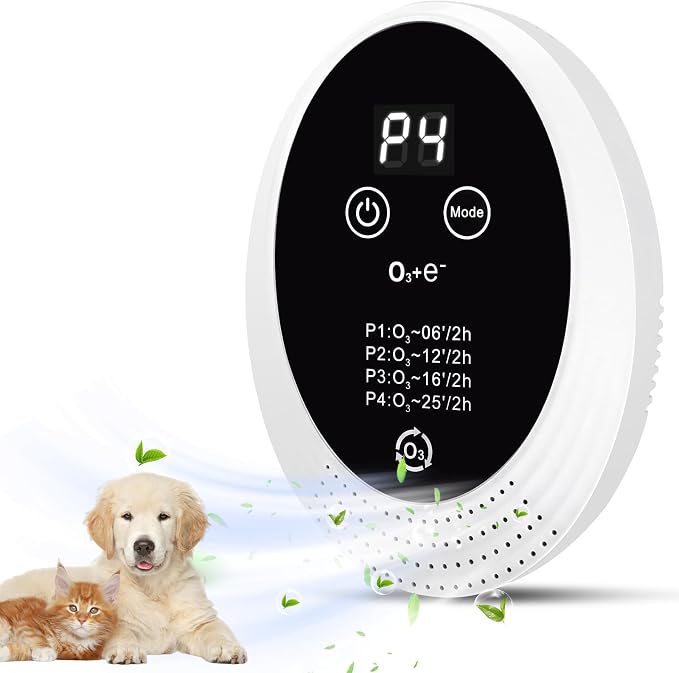 Limpin Air Purifier for Cat Litter Box, Pet Odor Control Air Cleaner & Cat Litter Deodorizer for Pet Room, Mini Air Freshener for Bathroom, Bedroom, Kitchen, Closet & Small Spaces(1)