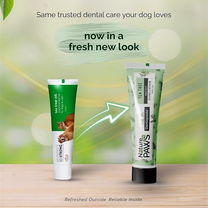Tea Tree Oil So Strong Dental Care Dentapaste with Brush for Dogs & Cats 50gm