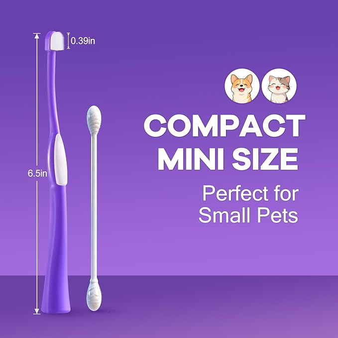 Enzymatic Dog & Cat Toothpaste with Nano-Hydroxyapatite (nHA) + Ultra Soft Bristles Toothbrush