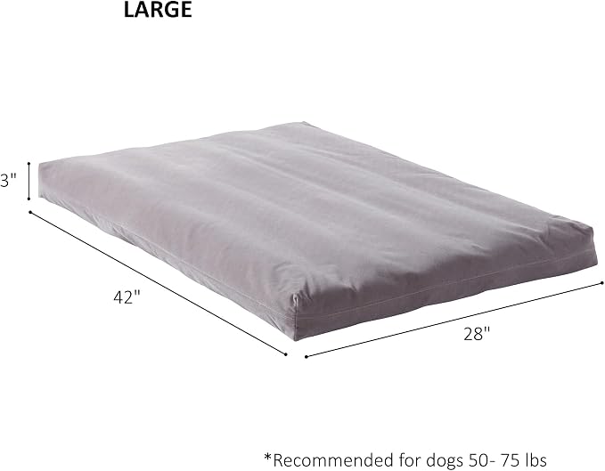 Happy Hounds Cooper Deluxe Reversible Crate Pad - Large - Gray
