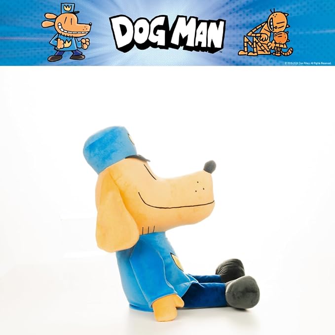 Dog Man Supa Comic Kids Bedding Super Soft Cozy Plush Cuddle Pillow, (Officially Licensed Product) By Franco Collectibles
