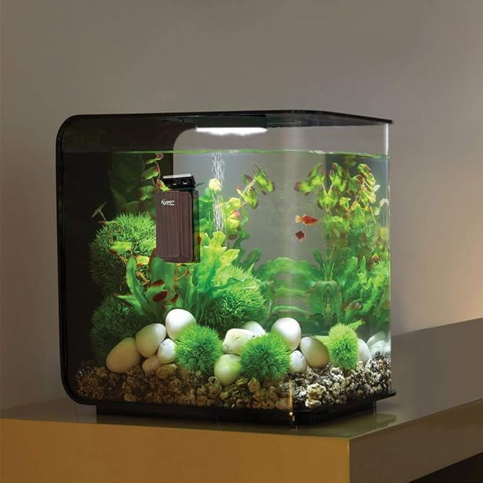 hygger Aquarium Strong Magnetic Cleaner Algae Magnet Cleaning Tool with Scraper Floating Brush for Fish Glass Tank M