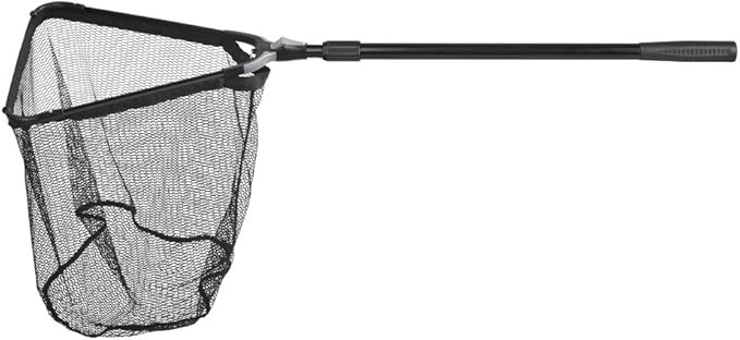 Fiblink Folding Aluminum Fishing Landing Net Fish Net with Extending Telescoping Pole Handle