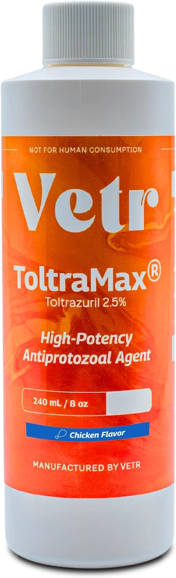 Toltrazuril 2.5% for Horses, Dogs, Cats, 240mL/8 Ounce, for Non-Food Chain Animals, Chicken