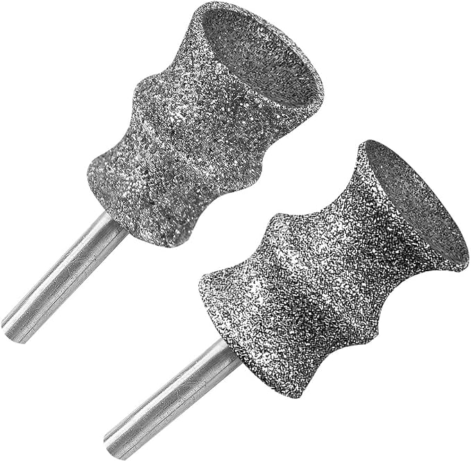 Diamond Dog Nail Grinder Attachment,1/8'' Pet Nail Grinder Wheel for Dog Nail Grinder, Diamond Rotory Bit for Dogs&Pets Nail Care (Large B+D)