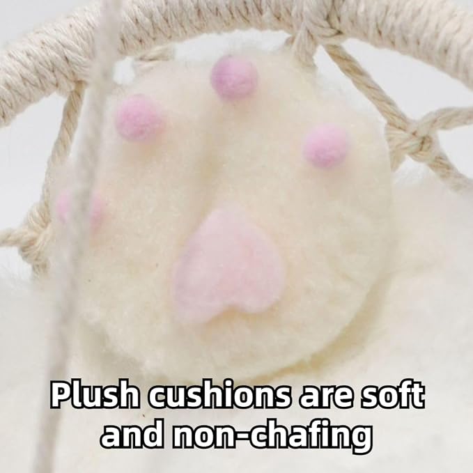 Hamster Hammock Swing Bed House Hanging Hammock Woven Swing Hamster Toys for Pets Small Animal Sugar Glider Cage Accessories