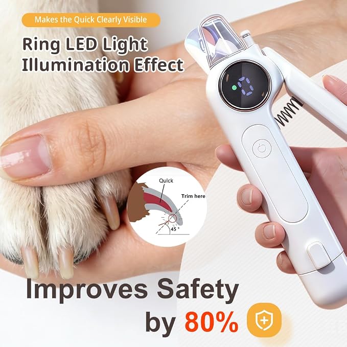 Pet Nail Grinder for cat Gray