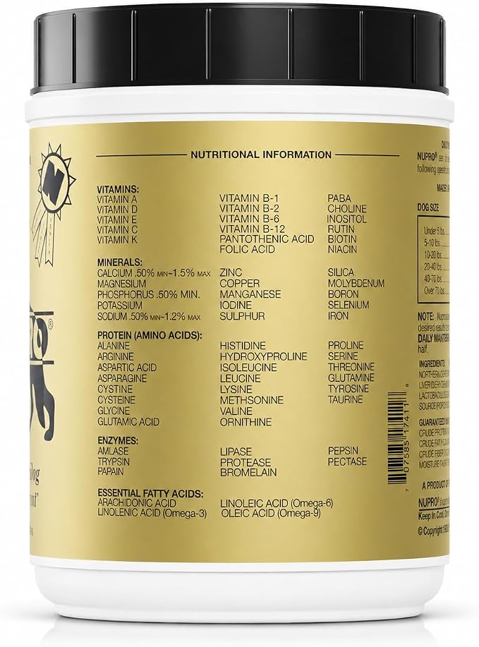 Nupro All Natural Dog Supplement (30 oz)