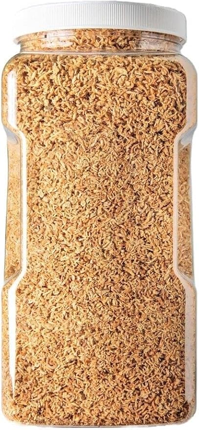 Plankton & Mysis Shrimp -Freeze Dried Floating Small Plankton/Mysis for Marines, Corals, Anemones, Koi & Pond Fish, Cichlids, All Tropical Fish…2oz Small Jar