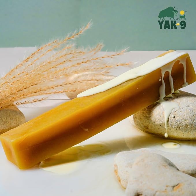 Yak9 Cheese Dog Chews, High Protein Treats, Natural, Rawhide Free, Long Lasting with Vitamins & Minerals, Extra Small Size, Yak & Cow, 8 PC, 1lb
